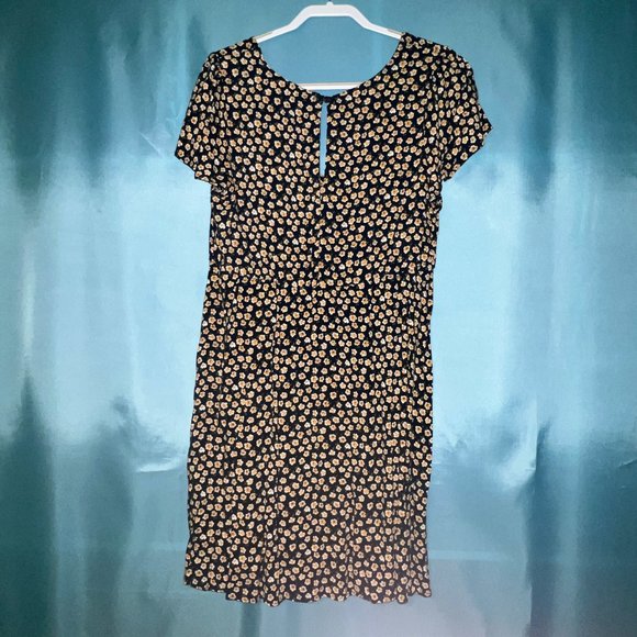 My Michelle Lightweight Summer Linen Floral Dress XXL (fits more like a LG/XLG) - Picture 2 of 4